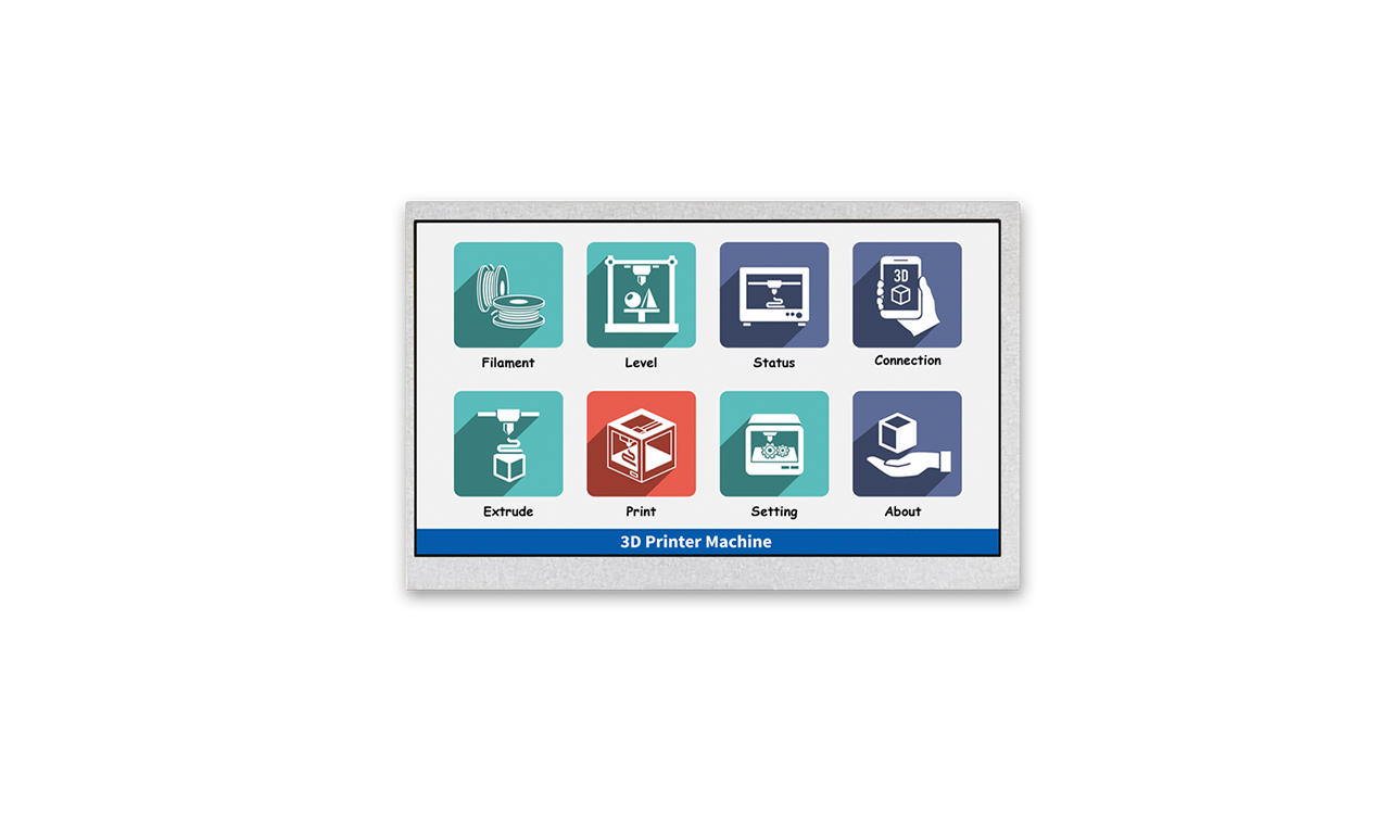Image of 7'' IPS industrial display